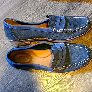 Navy Blue Sperry Loafers